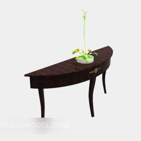 European Classical Style Side Table 3d model