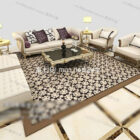 European Luxury Furniture Sofa Coffee Table