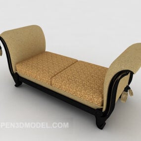 European Common Home Lounge Chair 3d model