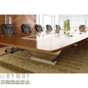 European Conference Table Chair 3d model