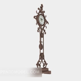 European Clock Classic Decoration 3d-model