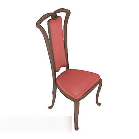 欧式时尚大方餐椅3D模型