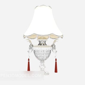 European Fine Bedside Lamp 3d model
