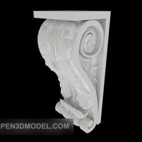 Model 3D starej struktury pergaminowej