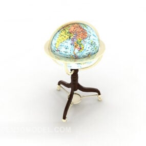 European Globe With Stand 3d-modell