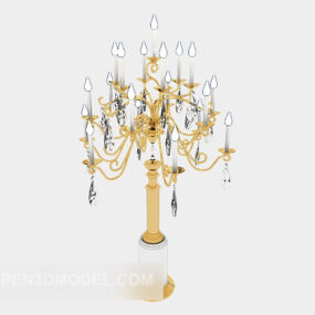 European Gorgeous Table Lamp 3d model