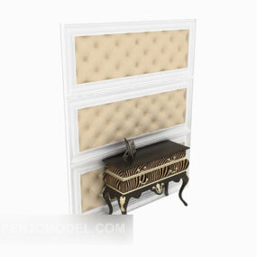 European Hall Cabinet, Background Wall 3d model