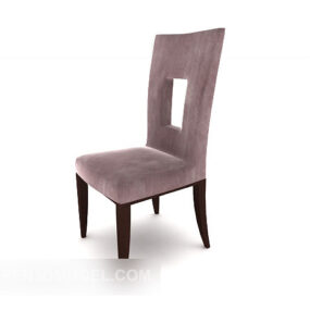 Modello 3d della sedia da pranzo europea di alta classe