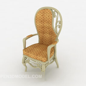 European High-end Home Chair 3d model