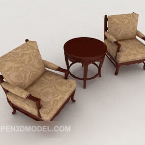 European High-end Sofa Design 3d model