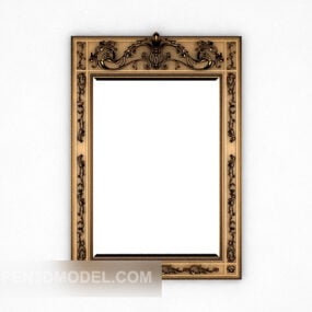 European Home Lace Mirror 3d model