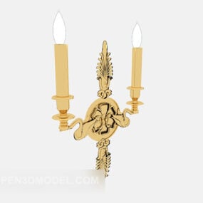 3D model nástěnné lampy European Candles