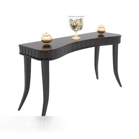 European Lobby Side Table 3d model