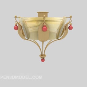 Europese luxe kroonluchter 3D-model