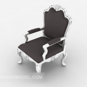 European Luxury Dining Chair 3d model