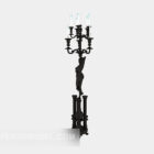 European personality candlestick lamp 3d model