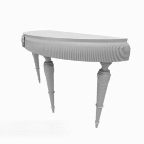 Evropský stylizovaný 3D model odkládacího stolku