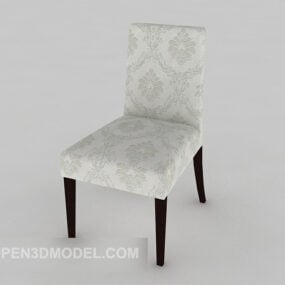 European Real Dining Chair 3d model