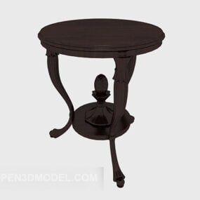 European Retro Exquisite Side Table 3d model