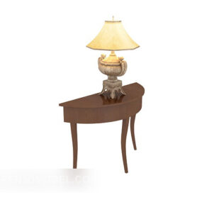 European Small Furniture Side Table 3d model