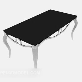 European Sofa Coffee Table 3d model