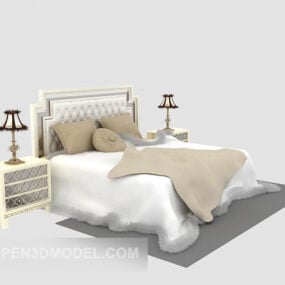 Europees zacht bedmeubilair 3D-model