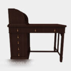 European Solid Wood Traditional Desk