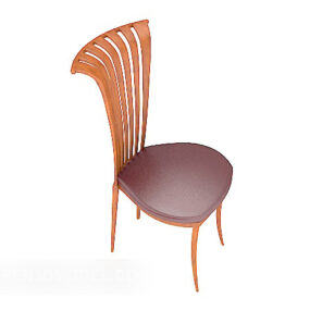 เก้าอี้รับประทานอาหารพิเศษแบบยุโรปโมเดล 3 มิติ