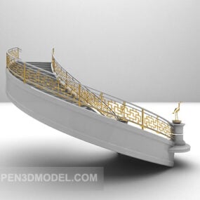 European Staircase Design 3d model