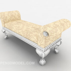 European Princess Lounge Chải 3d model