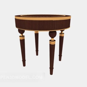 European-style Beautiful Side Table 3d model