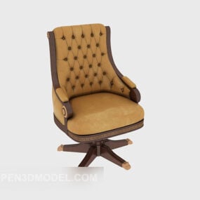 European Style Boss Chair 3d model