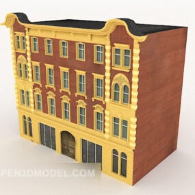 European Style Building Building 3d model