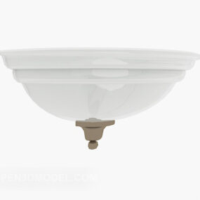 European Style Ceiling Lamp 3d model