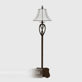 European Style Floor Lamp 3d model