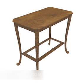 European Style Home Simple Side Table 3d model