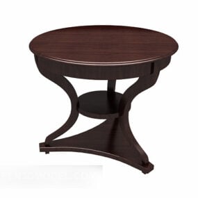 European-style Lacquer Tea Table 3d model