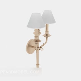 European-style Minimalist Aisle Wall Lamp 3d model