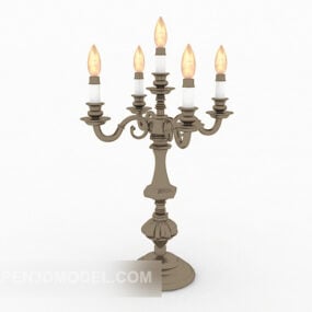 European-style Old Table Lamp 3d model