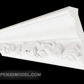 ヨーロピアンスタイルの石膏ライン3Dモデル