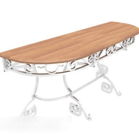 שולחן צד ביתי מעשי בסגנון אירופאי דגם תלת מימד