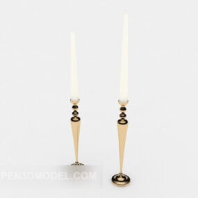 European Style Simple Candlestick Lamp 3d model