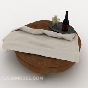 European-style Simple Home Coffee Table 3d model