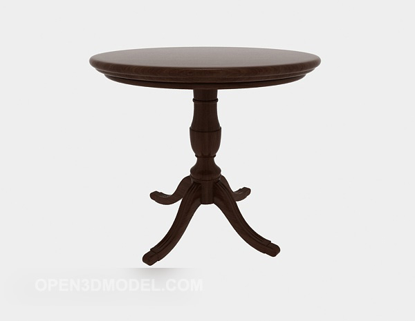 ヨーロピアンスタイルの無垢材のテーブル