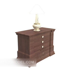 European Style Traditional Side Cabinet 3d model