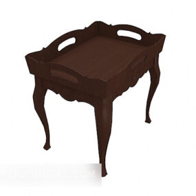 European Style Traditional Side Table 3d model