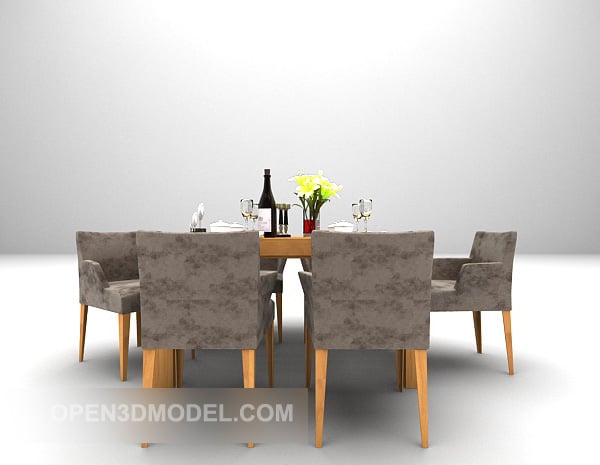 欧洲现代餐桌椅