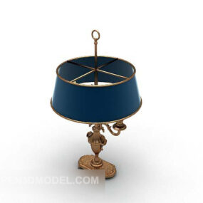 European Classic Brass Table Lamps 3d model