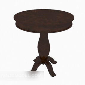 European Traditional Side Table 3d model