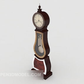 Reloj de configuración de reloj europeo modelo 3d
